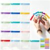 Self Sealing Zipper Medicine Bags, 2026 New Professional Heavy-Duty EVA Slider-Zip Pill and Jewelry Organizer Bags, Waterproof Reusable Travel Pills Organizer for Daily Use (16P)