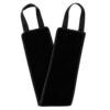 Self Tanning Back Applicator with Grip Handles, Velvet, Reusable & Washable Tanning Glove for Back Legs & Full Body, Great for Foam, Mousse, Gradual Lotion, & Drops，Black