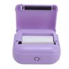 SENECESLI Ultra Portable BT Thermal Printer 203dpi Wireless Label Printer for Quick and Easy Printing Technology for Men Women Green (Purple)