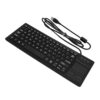 SENECESLI Wired Computer Keypad, Plug and Play Hub Function Wired Supports Portable Mechanical USB Keyboard with Touch Panel for Laptop