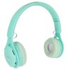 SENECESLI with Bluetooth 5.0, Y08 Over Ear Headphones for Kids Stereo Sound Foldable Wired & Wireless 40mm Driver, Children Headset Macaron Blue for School Travel Home (Green)
