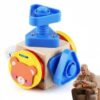 Senior Activity Cube with Mechanical Switches for Daily Hand Engagement