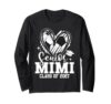 Senior Mimi Class of 2027 Soccer Graduation Grandma Heart Long Sleeve T-Shirt