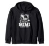 Senior Mimi Class Of 2027 Soccer Graduation Grandma Heart Zip Hoodie
