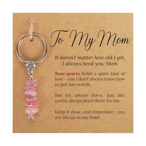 Sensemory Retirement Gift For Woman Keychain, Coworker Leaving Gifts For Teacher, Nurse, Daughter Graduation, College Gift, Farewell, Promotion, New Job Key Chains, Friend Going Away Stocking Stuffers (Mom)