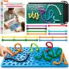 Sensory Activity Board, Silicone Sensory Fidget Toy for Calming, Stress