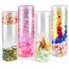 Sensory Bottle Kits for Kids, 4 Sets DIY Sensory Bottles 14 oz with Fillers, Calm Down Corner Supplies, Montessori Motor Skills Activity, Sensory Fidget Tube Toys