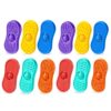 Sensory Fidget Toys for Kids 12 Pack Silicone Worry Stones for Autism ADHD Calming Down Quiet Figette Classroom Must Have Stress Toy for Anxiety Relief Office Desk Toy Set Easter Basket Stuffer Gift