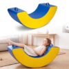 Sensory Rocking Chair, High-Density Foam Sensory Rocking Chair with Easy-Clean PU Cover, Smooth Rocking Design for Sensory Modulation & Focus