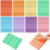 Sensory Stickers for Kids, 8 Pack Textured Desk Calm Strips with 4 Tactile Patterns, ADHD, Anxiety Relief Items, Sensory Fidget Tools for School, Special Education Classroom, Calming Corner, Office