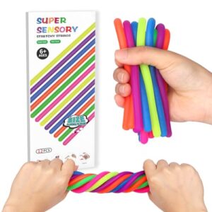Sensory Toys for Kids,Fidget Stretchy Strings for Stress, Anxiety, Sensory Toys Special Needs for Autistic ADHD Autism Children Toddlers Boys Girls,Halloween Christmas Party Favor (12 pcs Thin)