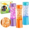 Sensory Tubes for Autism & ADHD, 3 Pack Shake Light Up Sensory Tubes, Sensoy Lights for Focused Attention Anxiety Relief Autism Sensory Equipment