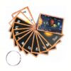 Set of Solar System Flash Cards for Toddlers(15Count)|Kids Learning Flashcard & Montessori Pocket Cards|Perfect for Pre-K Decor Background Wall Stickers,Teacher/Autism Therapists Tools
