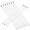 SEWACC 10pcs Multi-function Carpenter Pencils for Construction and Woodworking, White Wood and Graphite Marking Tool Suitable for Lettering in Office and School Use