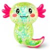 Sezua Squishy Fidget Stress Ball - Taba Squishies Squeeze Sensory Axolotl Toys, Axolotl Squishy Sugar Stress Ball Toys for Adults Kid, Glitter Salamander Gift for Party Birthday Christmas