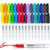 SFAIH Dry Erase Markers Fine tip 15 Colors, 30 Pack - Low Odor Whiteboard Markers for Office Teams, Study Groups, Home Schooling, Paper Markers for Kids | 5 Sizes:12/15/24/30/48/72/144 Packs