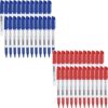 SFAIH Fine Tip 24 Pack Blue + Red Dry Erase Markers - Bulk, Ideal for Brainstorming & Visual Planning, Teams, Teacher & Creative Sessions, Non-Toxic Easy Clean