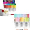 SFAIH Fine Tip 60 Colors+24 Pastel Permanent Markers for Drawing & Coloring Art