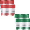 SFAIH Fine Tip Dry Erase Markers - 24 Pack Red + Green Whiteboard Erasable Markers Bulk, For Highlighting, Corrections - High-Visibility Pens for Teachers,Non-Toxic Easy Clean