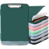 SFLHHDM Clip Boards 8.5x11 with Storage, Heavy Duty Storage Clipboard, Nursing Clipboards Folder with Pen Holder, Clipboards with Low Profile Clip, Nurse Clipboard Binder Case for Classroom