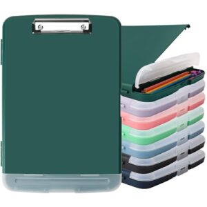 SFLHHDM Clip Boards 8.5x11 with Storage, Heavy Duty Storage Clipboard, Nursing Clipboards Folder with Pen Holder, Clipboards with Low Profile Clip, Nurse Clipboard Binder Case for Classroom