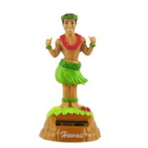 Shaka Hula Man Solar Dashboard Doll