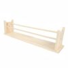 shamjina Paper Storage Rack Kids Drawing Easel Paper Roll Holder Organizer Stand Two Roll Paper Setup Wood Material for Continuous Painting Suitable for, Large Cat Toilet Paper Holder