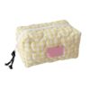 Shaped Aesthetic Makeup Bag, 1Pc Love Candy Color Plaid Cosmetic Organizer Pouch for Skincare Travel Accessories, Stain Cloth