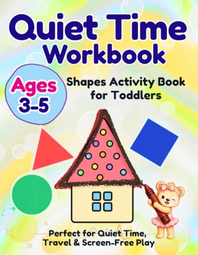 Shapes Activity Book for Toddlers Ages 3–5: Quiet Time, Screen-Free Preschool Activities with Shape Matching, Find & Circle, Tracing, Drawing & Fun Reward Coloring Pages (Benny & Lulu's Workbook)
