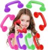 Shappy 8 Pcs Whisper Reading Phones Bulk for Classroom Dyslexia Auditory Feedback Whisper Manipulatives Phone for Preschool Children Accelerates Reading Fluency and Pronunciation Toy Tool Supplies