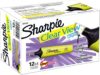 Sharpie Clear View Highlighter, Chisel Tip, 12 Pack