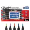 Sharpie Creative Marker Acrylic Paint Pens | Earth Tones | Water-Based Paint Markers | No-Bleed Ink Writes on Most Surfaces | Brush Tip | Crafting & Art Supplies | Assorted Colours | 5 Count