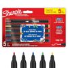 Sharpie Creative Marker Acrylic Paint Pens | Water-Based Paint Markers | No-Bleed Ink Writes on Most Surfaces | Fine Tip | Crafting & Art Supplies | Assorted Colours | 5 Count