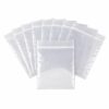 SHATCHI 2000pcs 3.5" x 4.5" Grip Seal Bags Clear Transparent Self Resealable Plastic Zip Lock for Kitchen Storage Jewellery Packaging Office Stationery Pouches