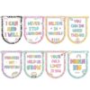 Shejdgart 8 Pcs School Classroom Curtains for Windows Motivational Curtains