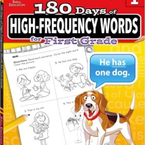 Shell Education 180 Days of High-Frequency Words for First Grade