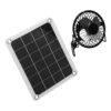 shenruifa 10W Solar Panel Charger Kit Lightweight with Dual USB Ports for Outdoor Chicken House RV Camping
