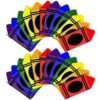 Sherr 24 Pcs Back to School Crayon Shaped Bag Pencil Pouch Case