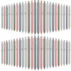 Sherr 50 Pcs Black Gel Ink Pens Bulk Retractable Ballpoint Pen Quick Dry 0.5mm Fine Point Smooth Writing Instrume Back to Shcool Gift for Student Classroom Coworker Teacher Staff Writing, 5 Colors