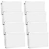 Sherr 8 Pcs Small White Board, 7" x 11" Magnetic Mini Wall Dry Erase Board with Black Dry Erase Marker Pen for Home Office