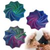 Shgxjjnb 3 Pack 3D Printed Expanded Sensory Fidget Star, 3D Printed Fidget Toys for Colorful fingertip Toys with a Rotating Spiral Design Suitable for People with ADHD, Children, and Adults