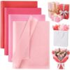 Shindel 120 Sheets Pink Tissue Paper, 20x14 Inch Gift Wrapping Paper for Gift Bags Wedding Bridal Shower DIY Craft Project