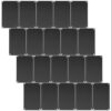 SHINEOFI 20pcs Blank Name Plate Aluminum Rectangle 3.54x1.97 Inch Black Metal Label Plate for Engraving with High Stability and Enhanced Visual Contrast Suitable for Painting Supplies