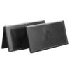 SHINEOFI 2pcs Double-Sided Triangular Plastic Name Plate Holder for Desk, 8x4" Tent Card Stand with Easy Visibility, Compact and Portable Design for Conference, Classroom, and Multiday
