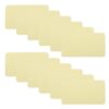 SHINEOFI Blank Flash Cards for Organizing Yellow 100pcs with Rounded Corners, 3x2 Inch Portable Paper Study Cards Compact Unruled Matte Finish Notecards for Students and Office Workers