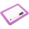 SHINEOFI Magnetic Recording Board Erase for Dry of Refrigerator Plastic Made Not Easily Damaged by Curling and Notes Lovely Writing Board Random Color for Home Use
