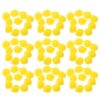 SHINEOFI Pom Poms Artistic Decorations and Expression Encourages Party 1800pcs Yellow Plush Craft for Crafts Seasonal for School Projects
