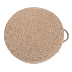 SHINEOFI Tatami Floor Cushion Japanese Style Woven Rope Sitting Mat 11.8x4 Inch with Optimal Support for Tea Rooms and Meditation Sessions
