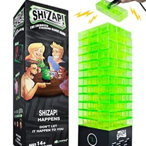 ShiZap! Electric Shock Stacking Block Party Game with LED Music Base