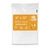 Shop4Mailers 1000 Count 9x12 Resealable Clear Poly Bags, 1.5 Mil Self Seal